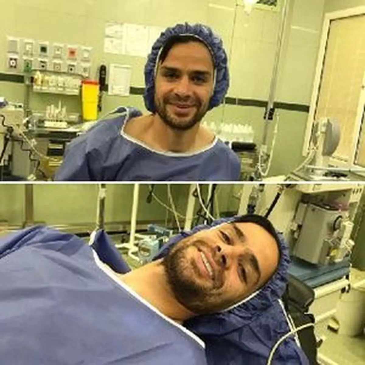 حضور بازیکنان پرسپولیس بر بالین کامیابی‌نیا