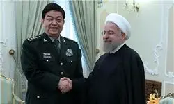 وزیر چینی با روحانی دیدار کرد