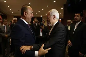 دیدار ظریف با همتای ترکیه‌ای 