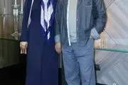 «علی اوسیوند» وهمسرش «حمیرا ریاضی»/ عکس