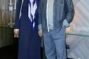 «علی اوسیوند» وهمسرش «حمیرا ریاضی»/ عکس