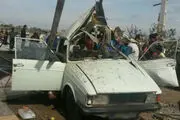 انفجار
خودرو در پمپ گاز
