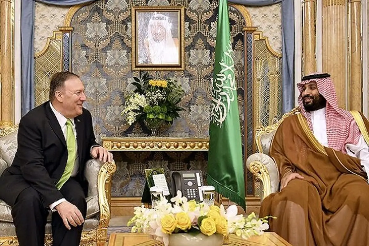 دیدار پمپئو با محمد بن سلمان