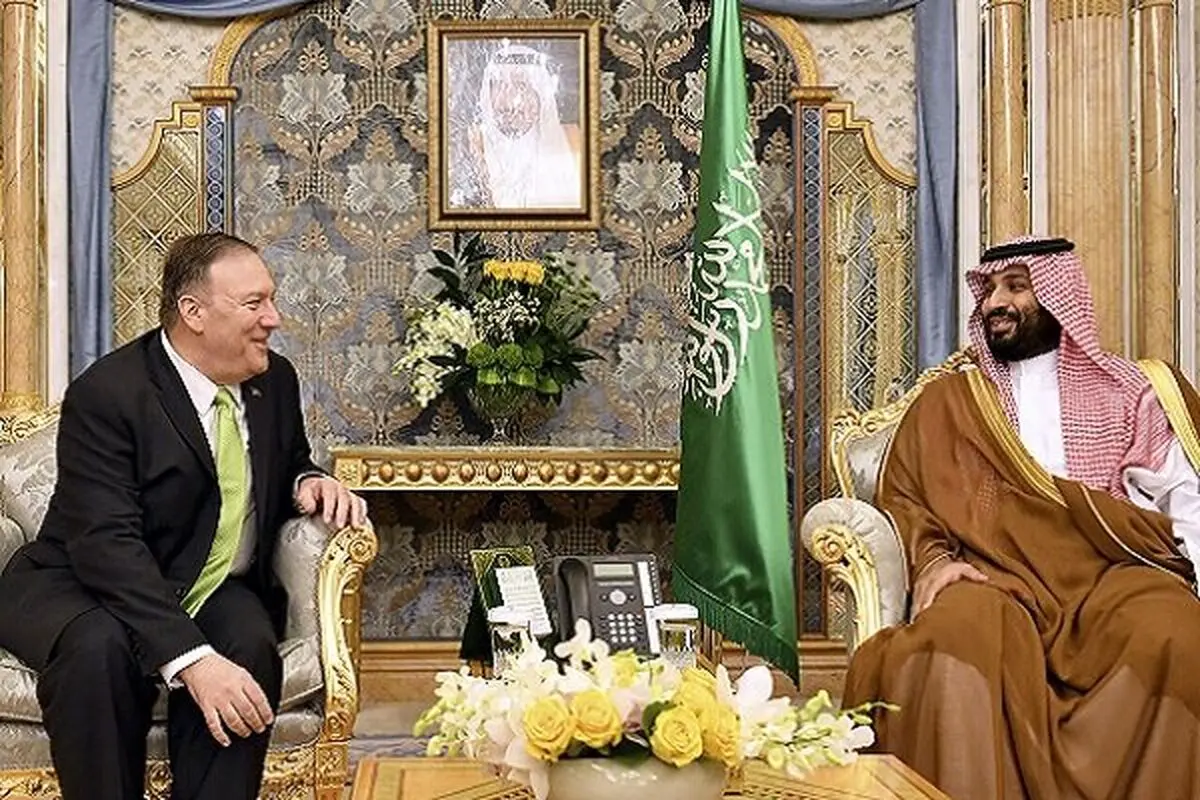 دیدار پمپئو با محمد بن سلمان