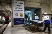 اتصال مترو به بیمارستان امام خمینی (ره) به نیمه راه رسید