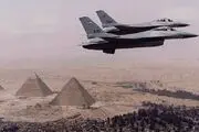سقوط جنگنده مصری بر اثر نقص فنی