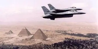 سقوط جنگنده مصری بر اثر نقص فنی