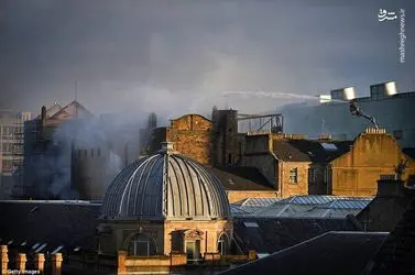 آتش سوزی در گلاسکو