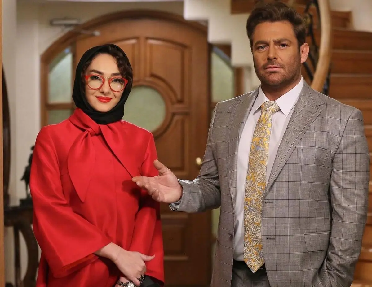 سلفی شاد «هانیه توسلی» با کارگردان مشهور
