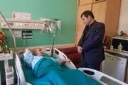 وزیر ورزش جدید به عیادت مهدی تاج رفت