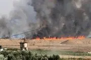 ۱۲ آتش‌سوزی در شهرک‌های صهیونیست‌نشین نزدیک غزه