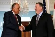 وزرای خارجه مصر و آمریکا دیدار کردند