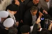 لحظات خاکسپاری مرحوم آیت‌الله واعظ طبسی/فیلم