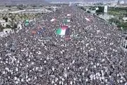 
راهپیمایی گسترده یمنی‌ها در حمایت از غزه و لبنان
