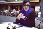فلور نظری در کنار گوزن های کریسمس /عکس