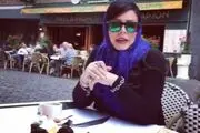 فلور نظری در کنار گوزن های کریسمس /عکس
