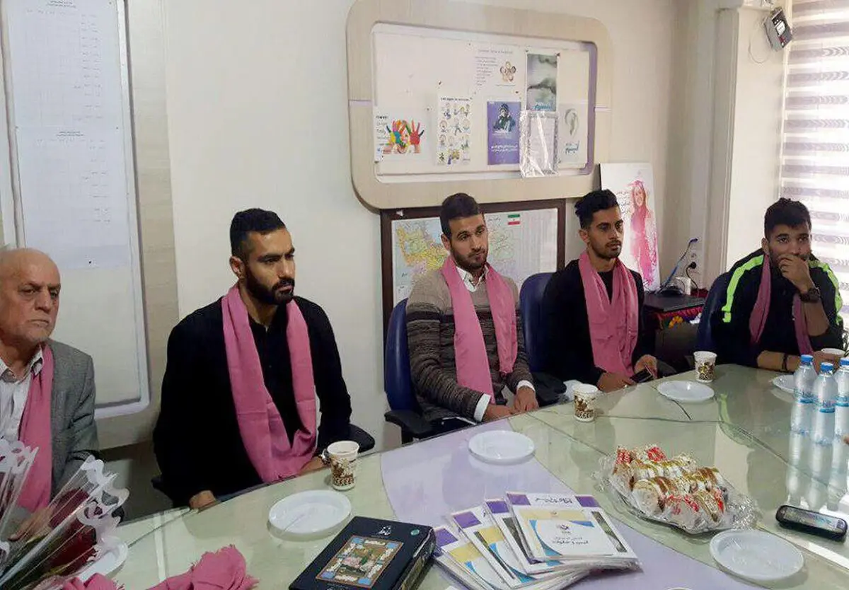 پرسپولیسی‌ها در انجمن اوتیسم+ عکس