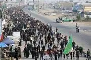 بازیگر مشهور و جنجالی در پیاده‌روی اربعین +فیلم
