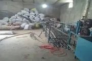 تعطیلی واحد تولیدی لوله برق و بیکار شدن ۱۱ نفر در خدابنده+تصاویر