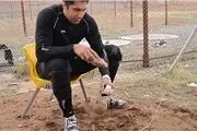 تمرین دوومیدانی با اعمال شاقه + عکس