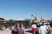آخرین جزئیات از حادثه اتوبوس سربازان| جان باختگان ۳ سرباز، یک مامور ناجا و کمک‌راننده هستند
