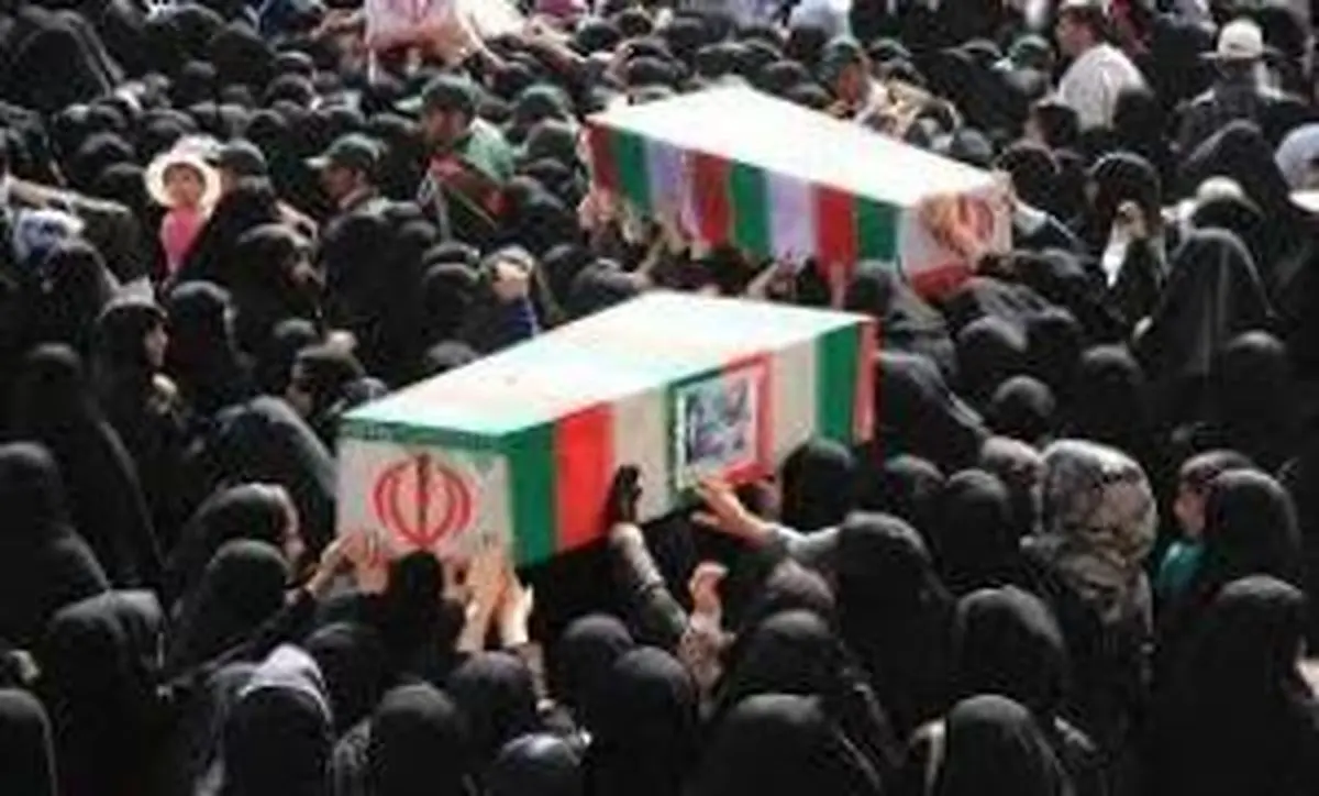 تشییع و خاکسپاری ﭘﯿﮑﺮ 11 ﺷﻬﯿﺪ فاجعه ﺣﻠﻪ در اهواز