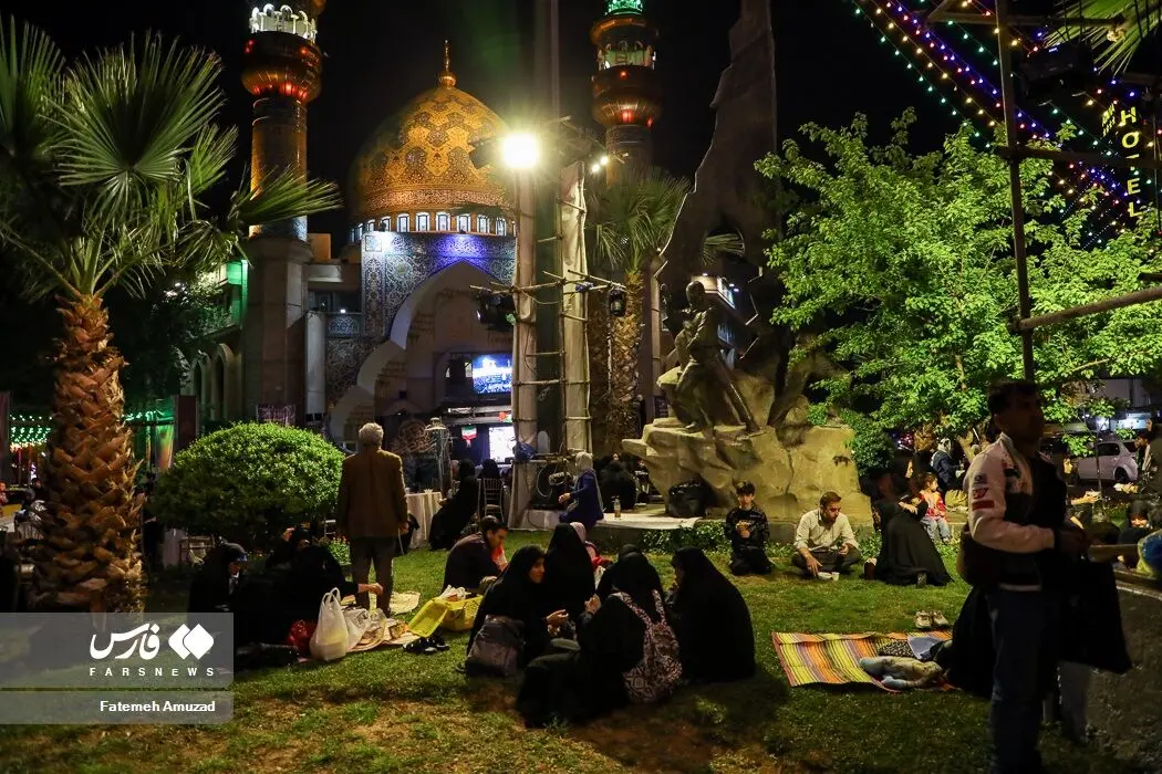 ضیافت افطاری فلسطینی/گزارش تصویری