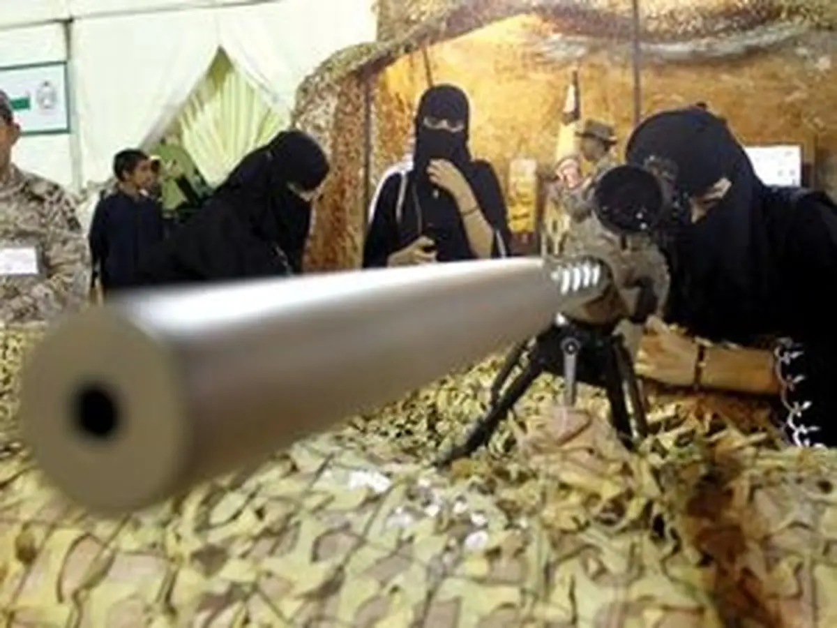 زنان عربستانی به سربازی میروند!