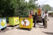 ترویج فرهنگ جمع آوری زباله با نقاشی شخصیت های کارتونی