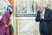 از سلام هندی همتای ظریف تا رایزنی برجام با خانم وزیر+عکس
