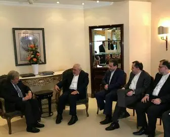 ظریف با دبیرکل سازمان ملل در مونیخ دیدار و گفت وگو کرد
