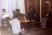 مرحوم طالب‌زاده در کنار شهید آوینی+عکس