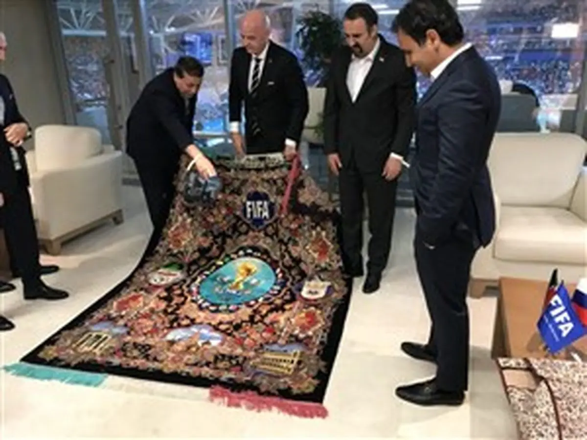 سوال عجیب رئیس فیفا از مهدوی کیا/عکس