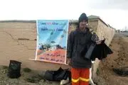 توزیع سه هزار کیسه زباله بین دوستداران طبیعت در دلیجان+عکس