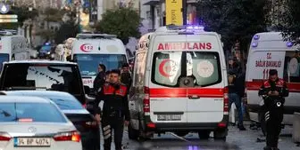 لحظه وقوع انفجار فرد انتحاری در استانبول+فیلم