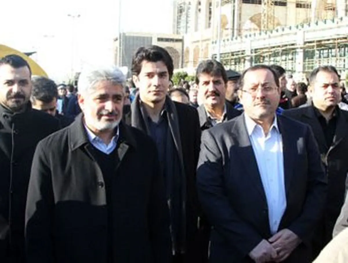حضور مدیر عامل بانک گردشگری در تشییع شهدای آتش نشان