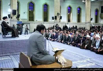دیدار معلمان با رهبری