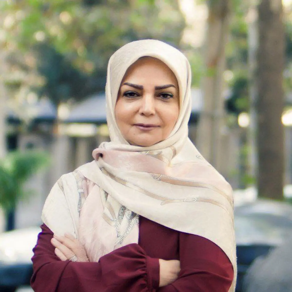 اعتراض خانم مجری به قطعی برق /عکس