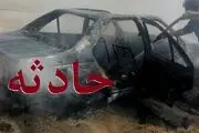 فوت ۲ نفر بر اثر آتش سوزی خودرو پژو ۴۰۵