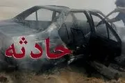 فوت ۲ نفر بر اثر آتش سوزی خودرو پژو ۴۰۵