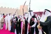 ببینید| رقص شمشیر سعودی ها در تهران