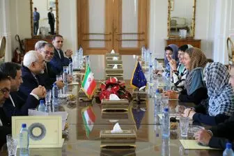 دیدار و گفتگوی موگرینی و ظریف در تهران