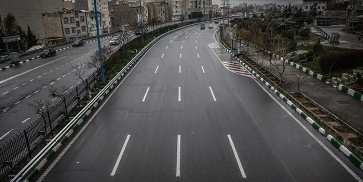 احیای خط کشی‌های معابر بزرگراهی شهر تهران

