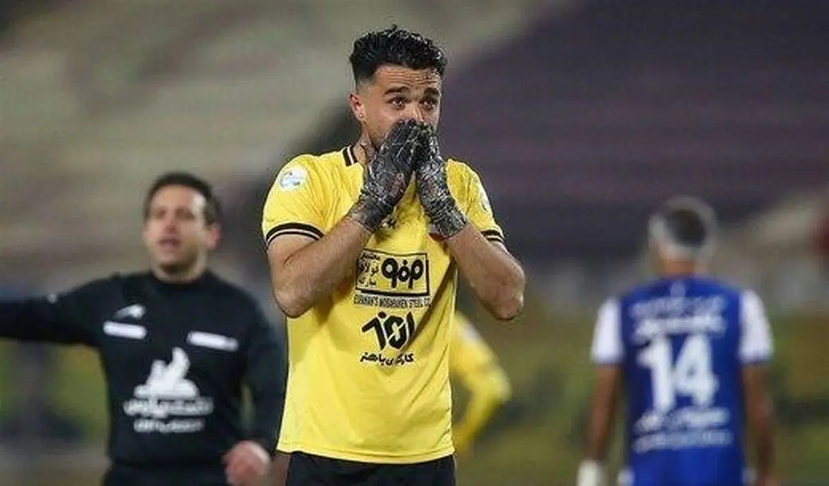 مشکل بزرگ ستاره سپاهان در آستانه بازی با پرسپولیس
