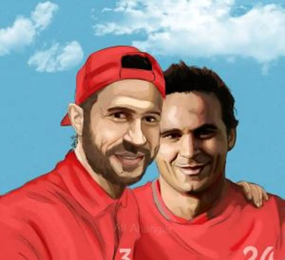 حامد کاویان پور بر سرمزار نوروزی و اولادی+عکس