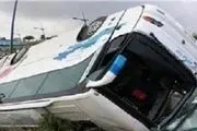 واژگونی اتوبوس در محور تبریز - زنجان فاجعه آفرید