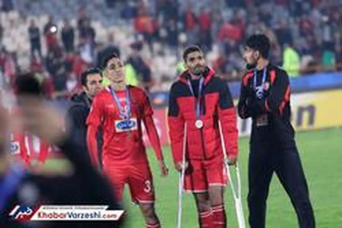 مدافع پرسپولیس از بیمارستان مرخص شد