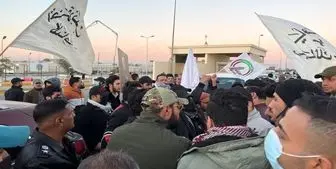 تظاهرات عراقی‌ها در اعتراض به مخالفت با نصب یادمان شهیدان سلیمانی و ابومهدی 