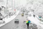 برف و باران شدید مهمان ۲۴ استان
