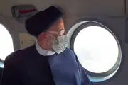 بازدید هوایی رئیس جمهور از سواحل مکران